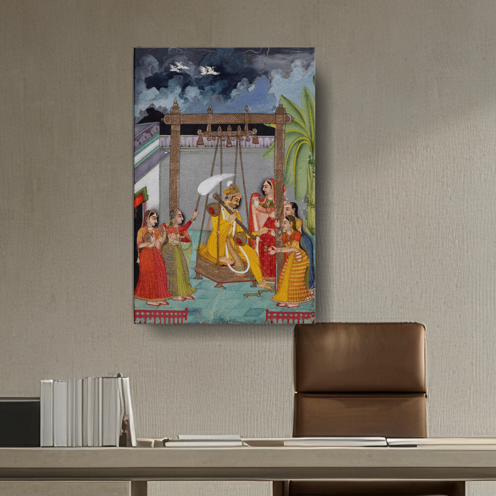 Artist5 - Art - Raga Hindol - Wall Canvas