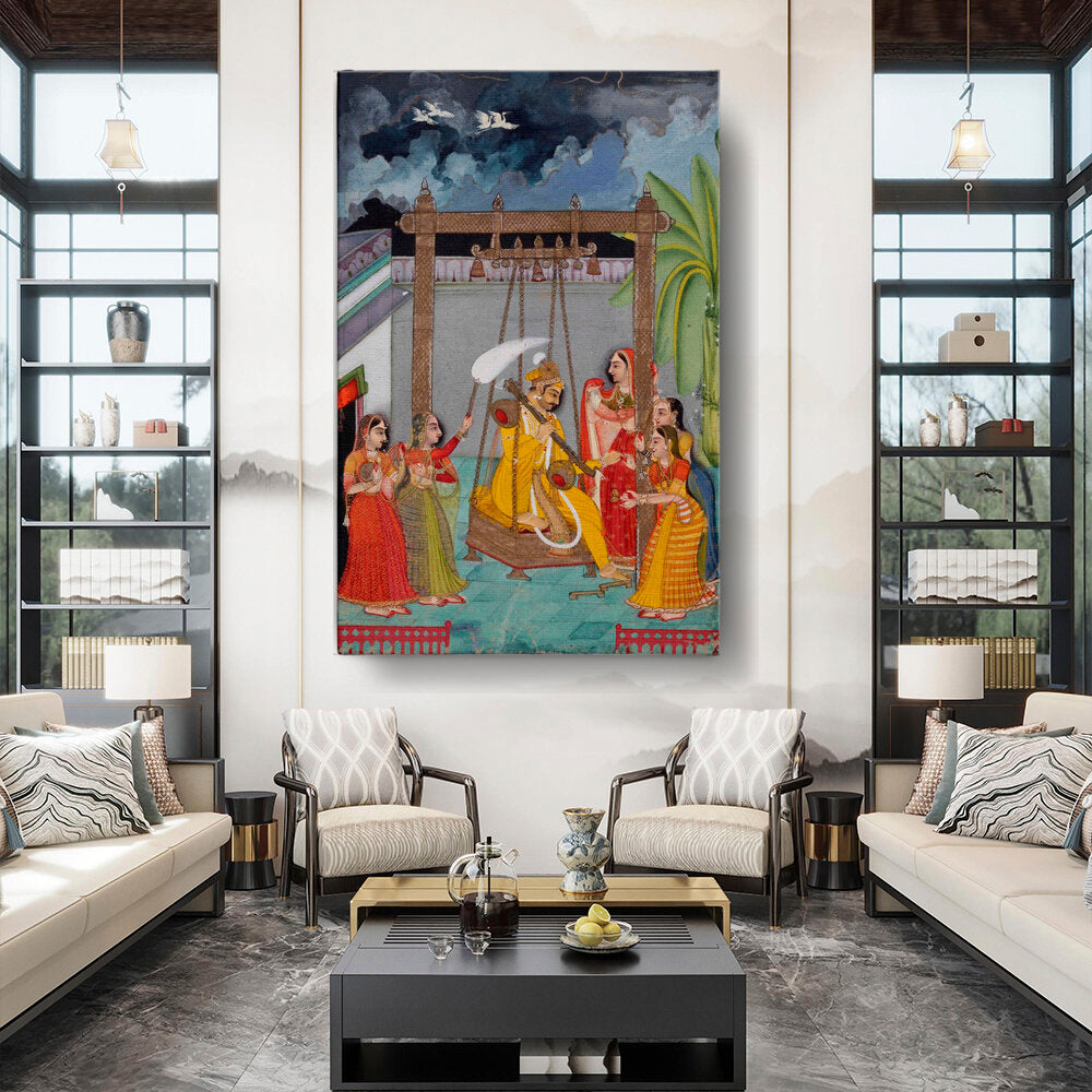 Raga Hindol - Wall Canvas