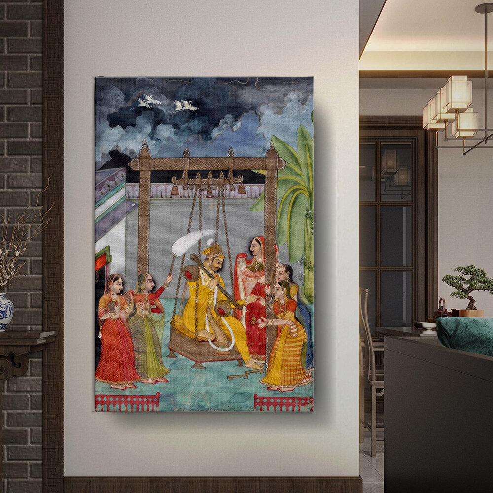 Raga Hindol - Wall Canvas