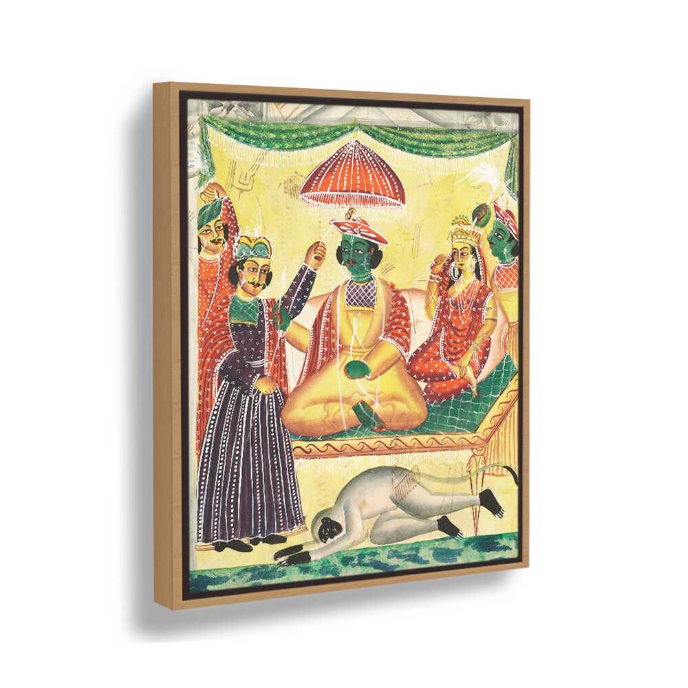 Rama And Sita Kailghat - FLOATING FRAME