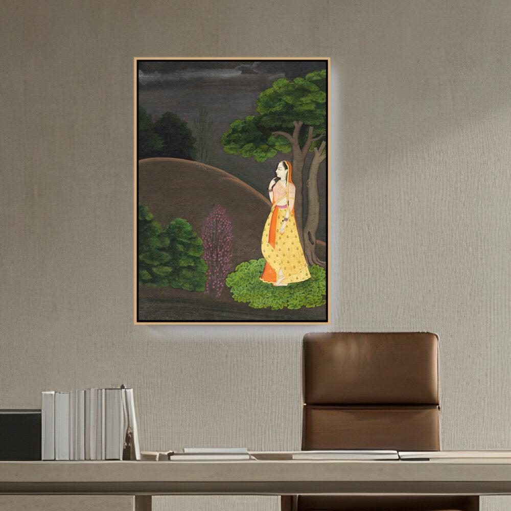 Artist5 - Art - Heroine Who Waits Her Lover - FLOATING FRAME