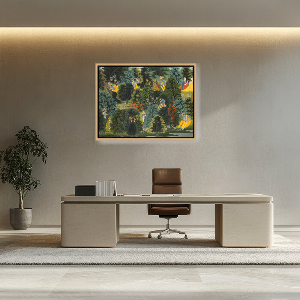Krishna's Longing For Radha - FLOATING FRAME