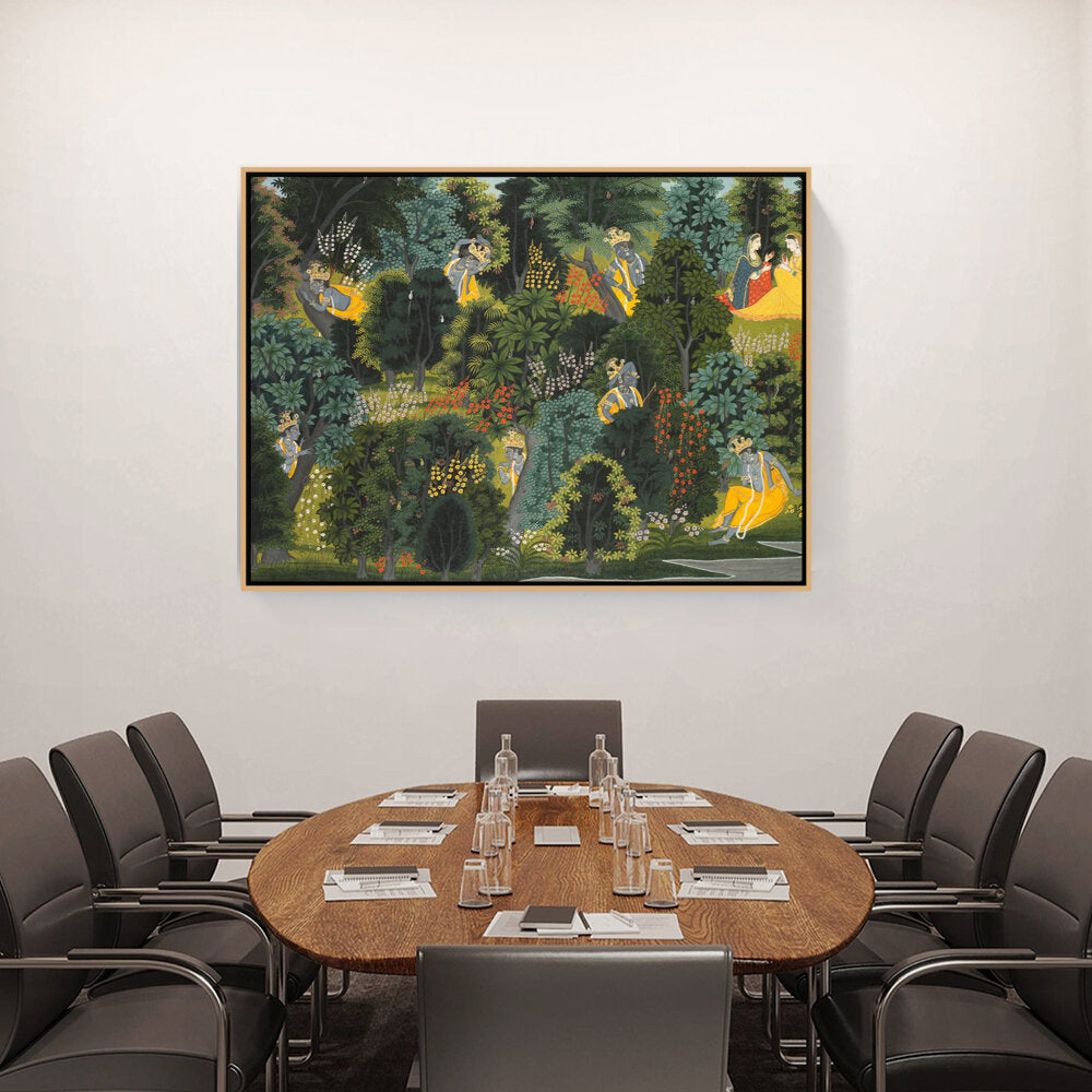 Krishna's Longing For Radha - FLOATING FRAME