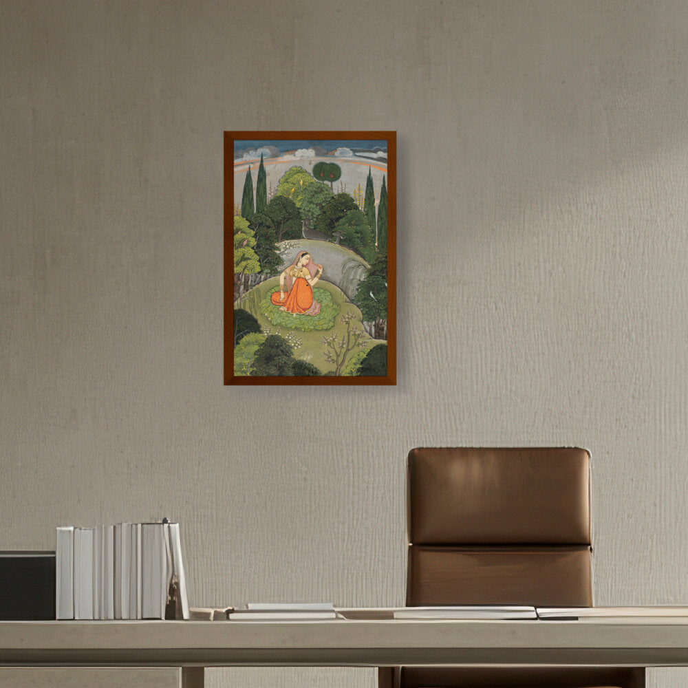 Utka Nayika - Framed Canvas