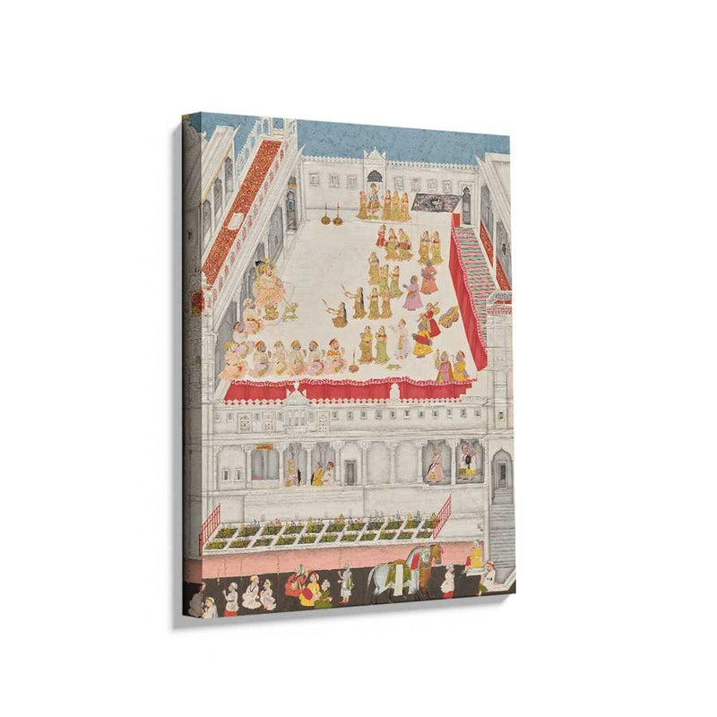 Picasoul - Picasoul Curated - Jagat Singh Attending Raslila - Wall Decor