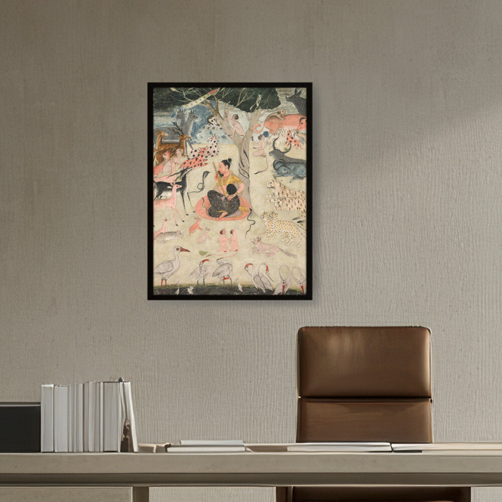 The Attractions Of Music - Framed Canvas