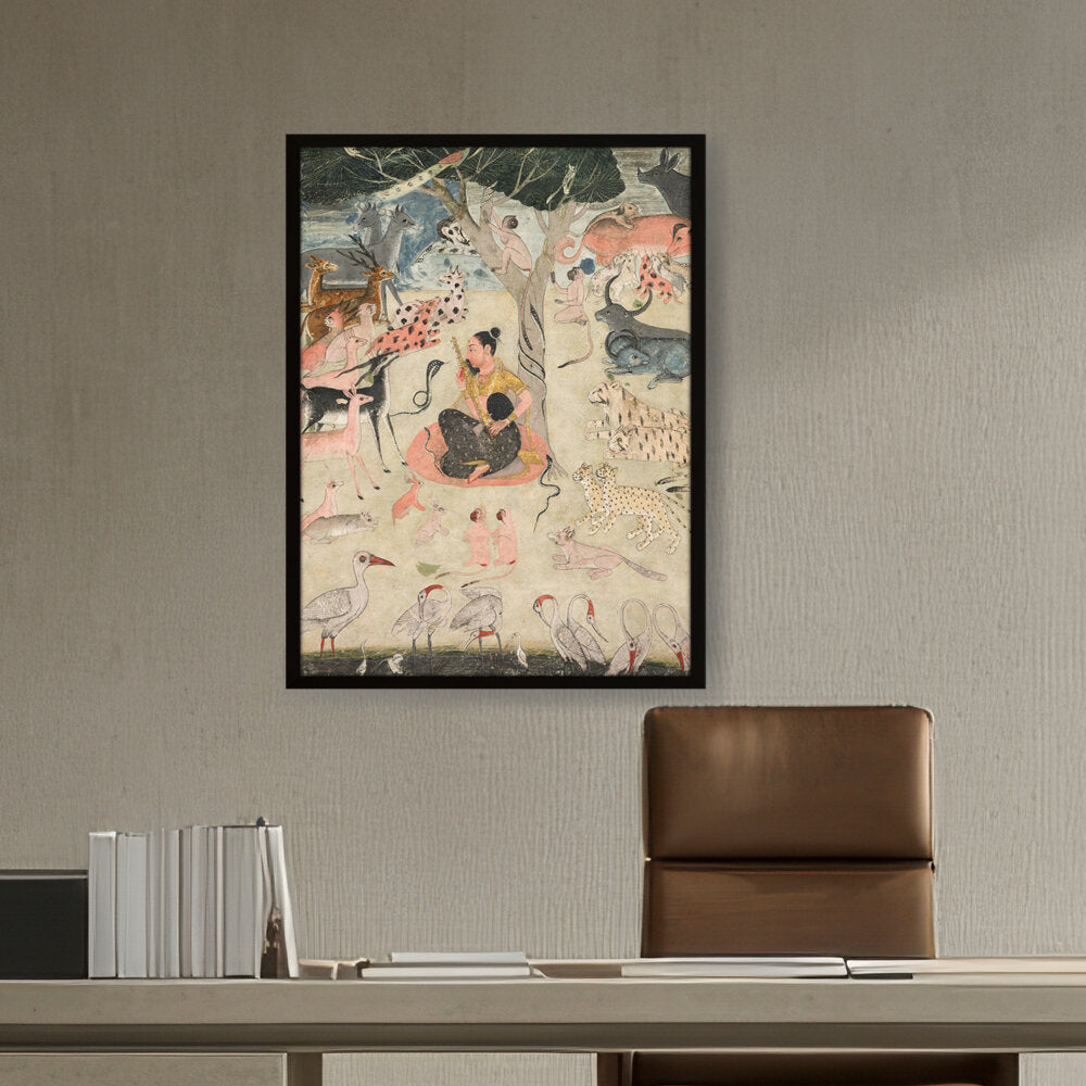 The Attractions Of Music - Framed Canvas