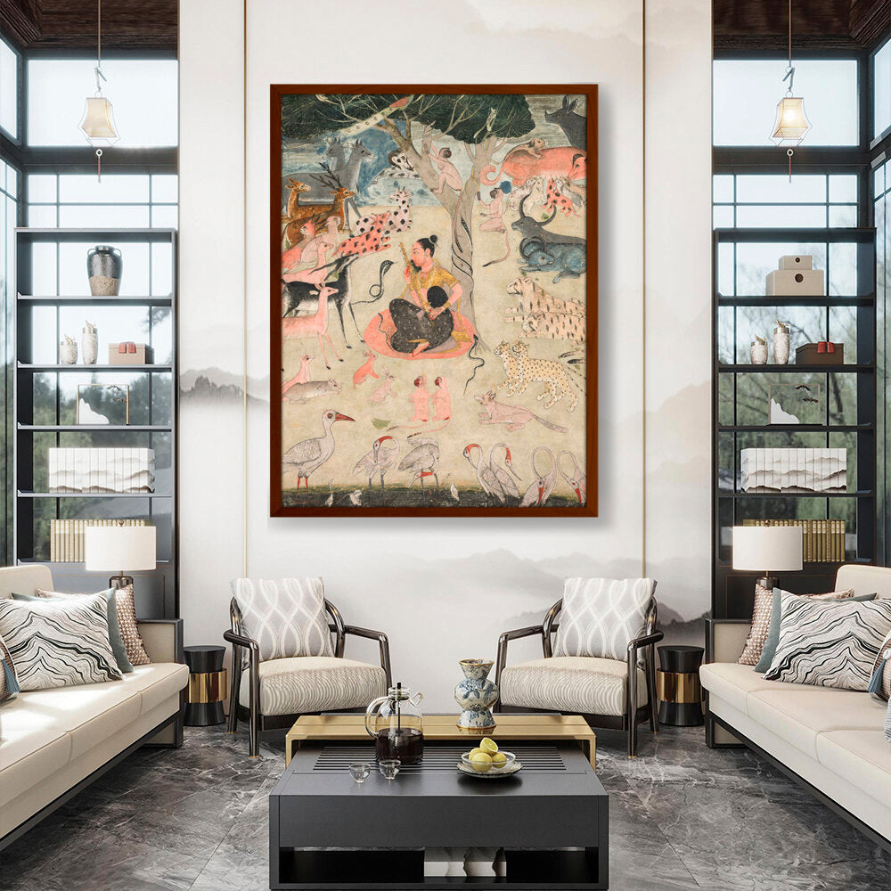 The Attractions Of Music - Framed Canvas