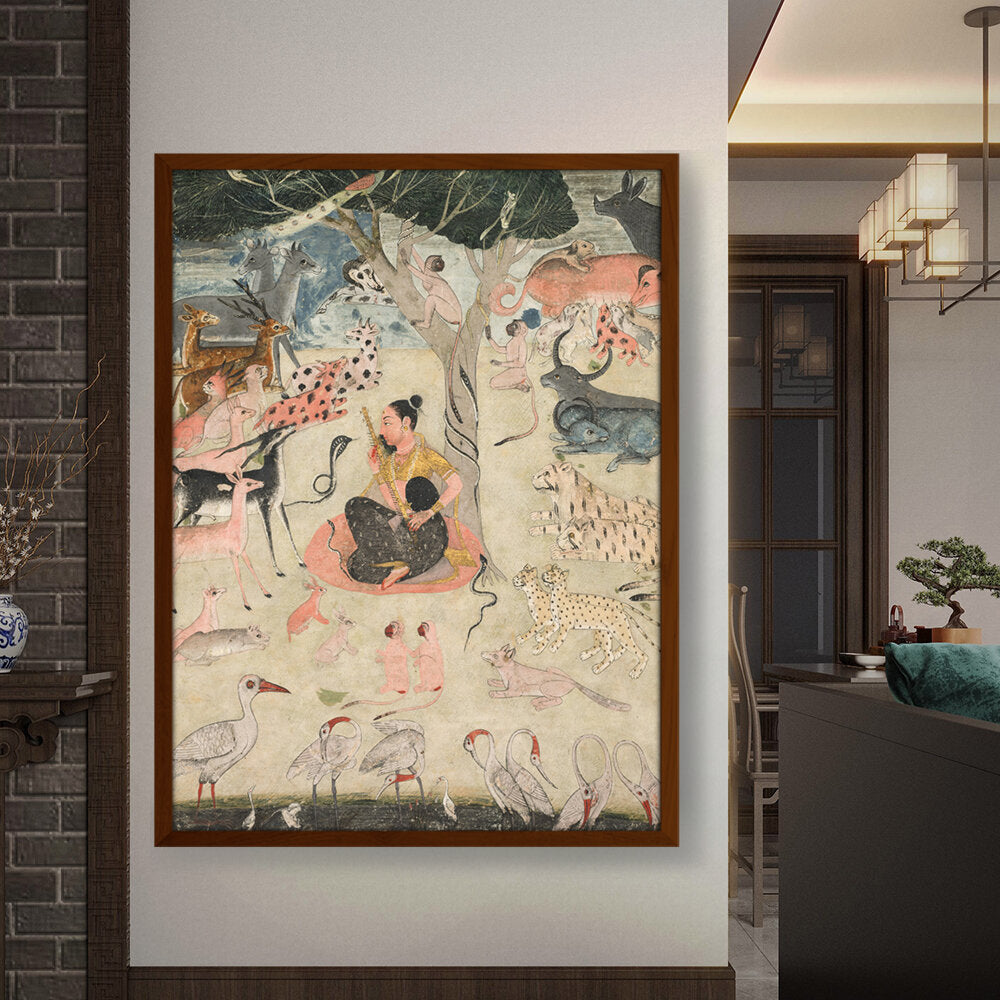 The Attractions Of Music - Framed Canvas