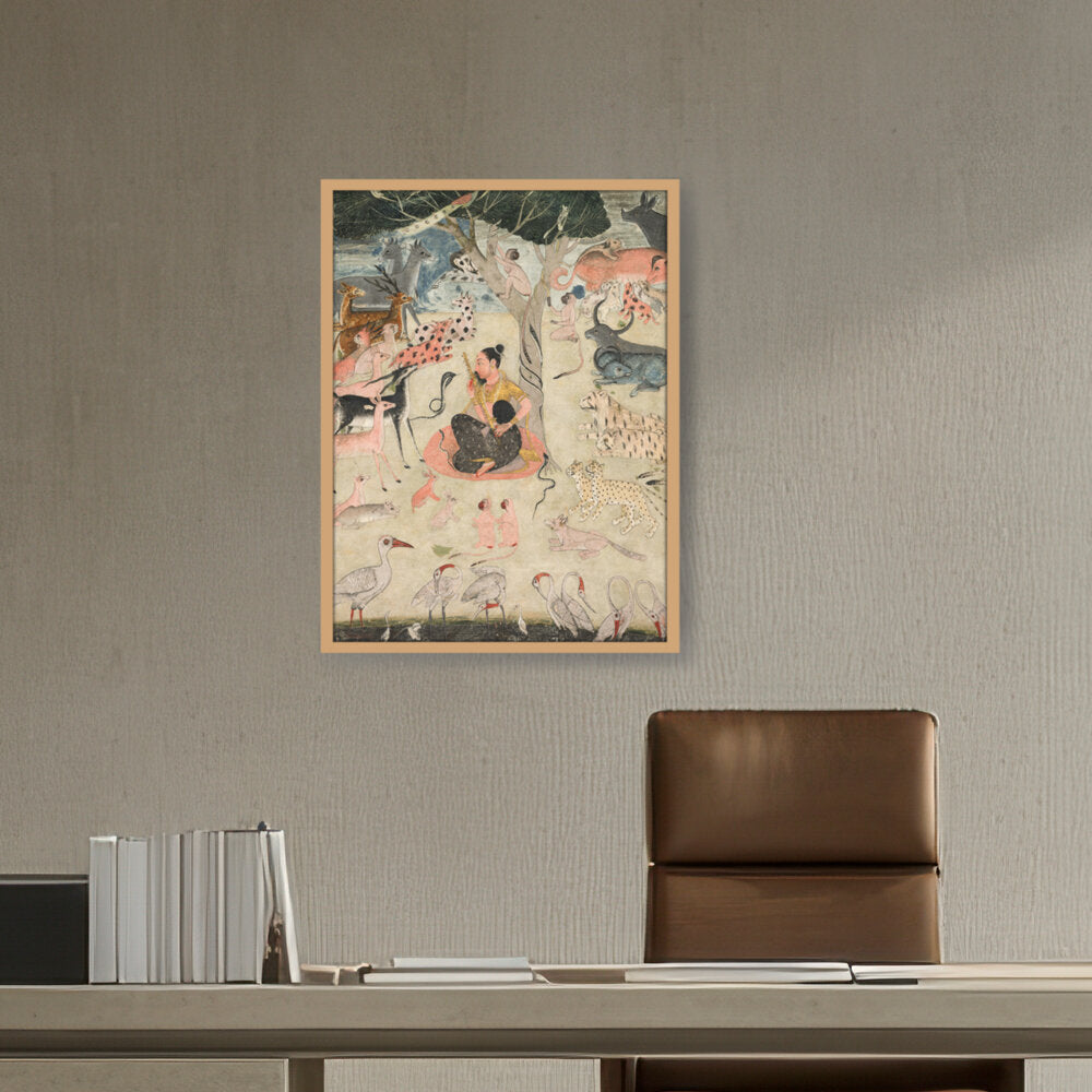The Attractions Of Music - Framed Canvas