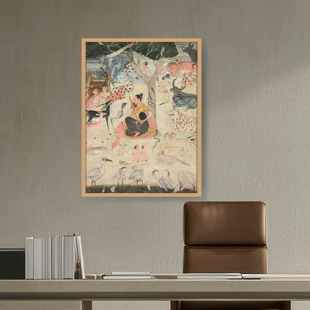 The Attractions Of Music - Framed Canvas