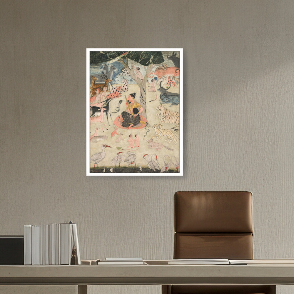 The Attractions Of Music - Framed Canvas
