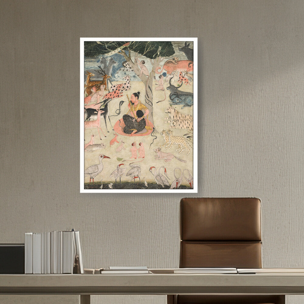 The Attractions Of Music - Framed Canvas