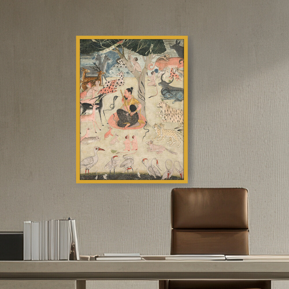 The Attractions Of Music - Framed Canvas