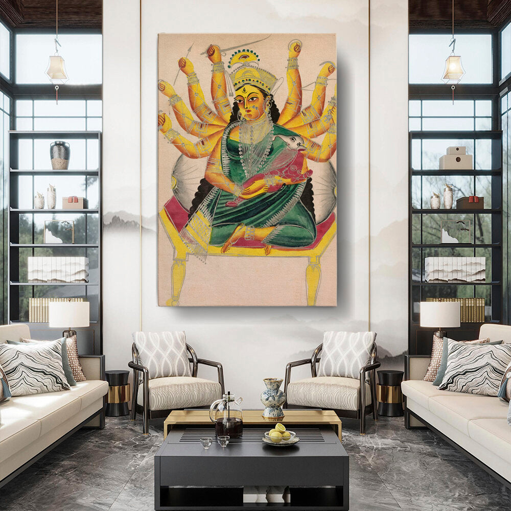 Ganesha-Janani - Wall Canvas