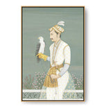 Portrait Of A Prince With Hawk - FLOATING FRAME