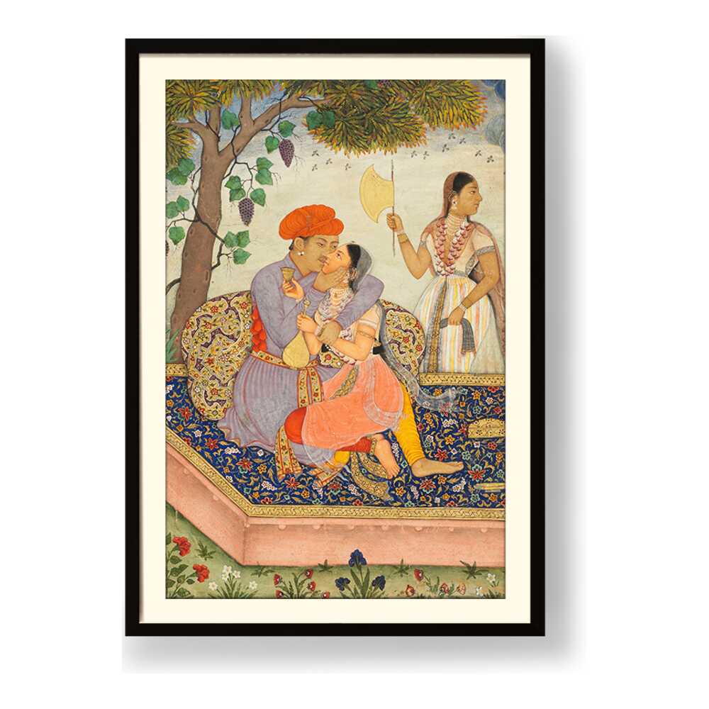 Lovers Embracing - WALL MOUNT FRAME