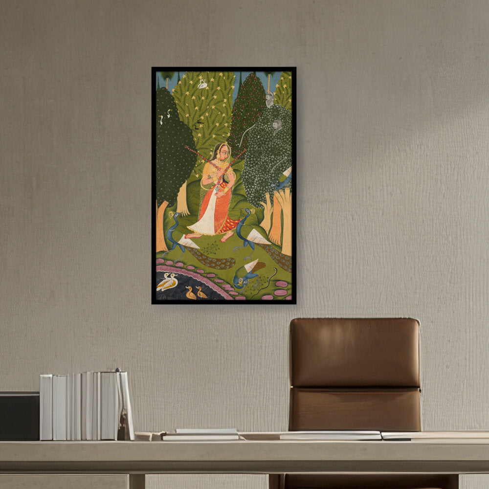 Pilgrimage To Sarnath - Framed Canvas