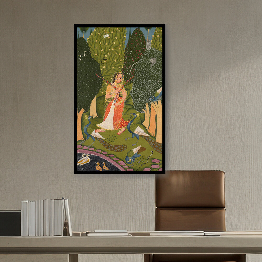 Pilgrimage To Sarnath - Framed Canvas