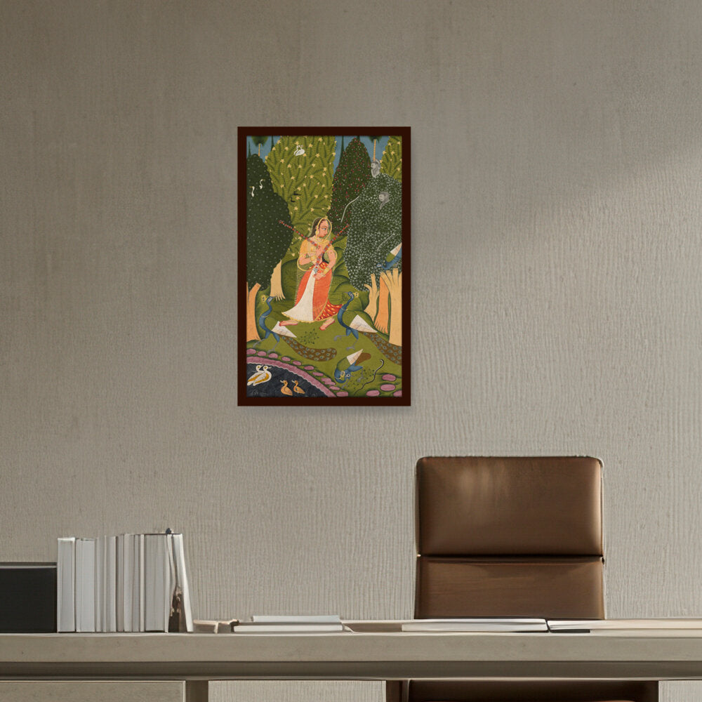 Pilgrimage To Sarnath - Framed Canvas