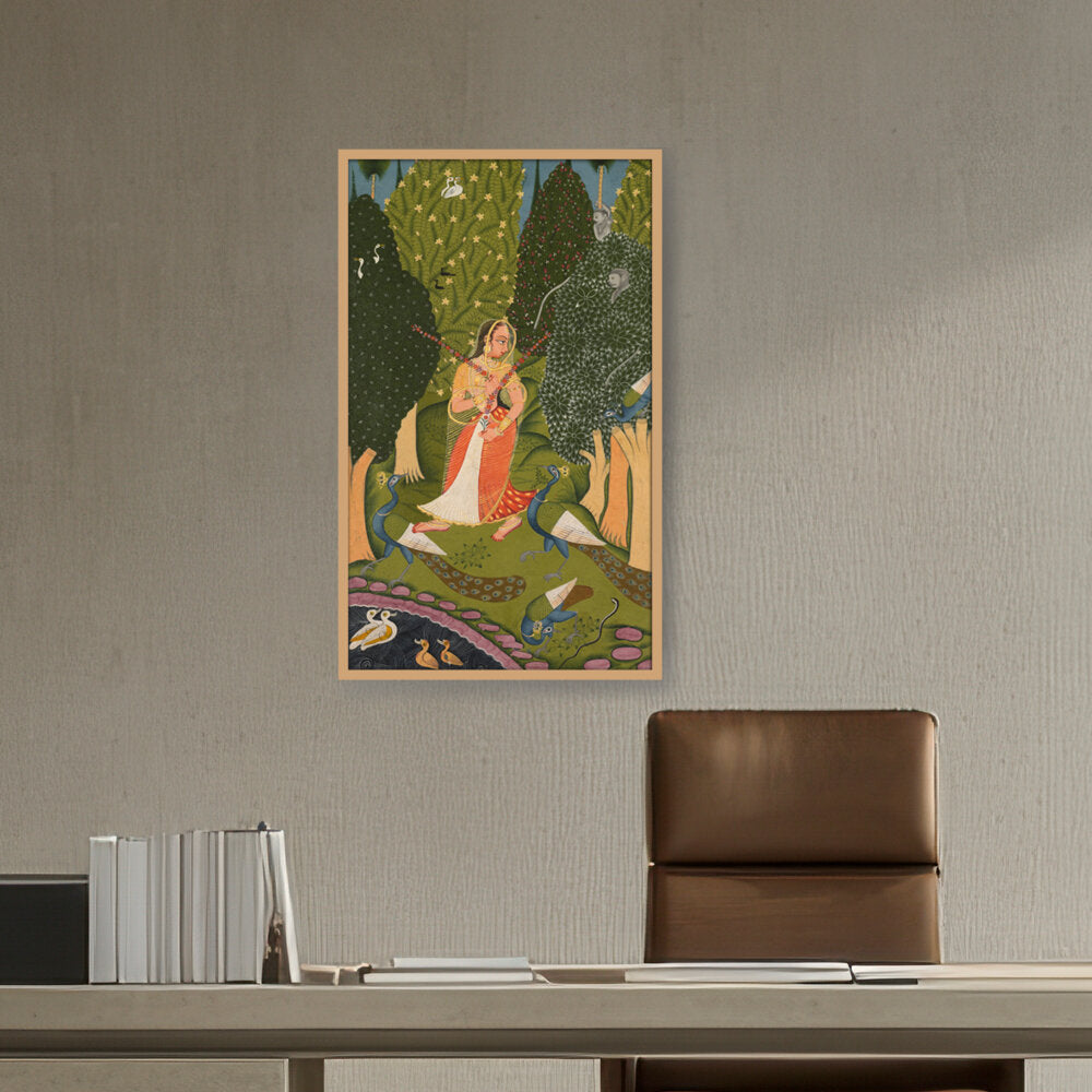 Pilgrimage To Sarnath - Framed Canvas