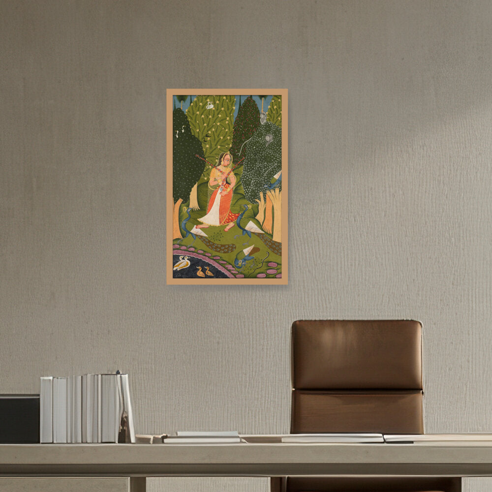 Pilgrimage To Sarnath - Framed Canvas