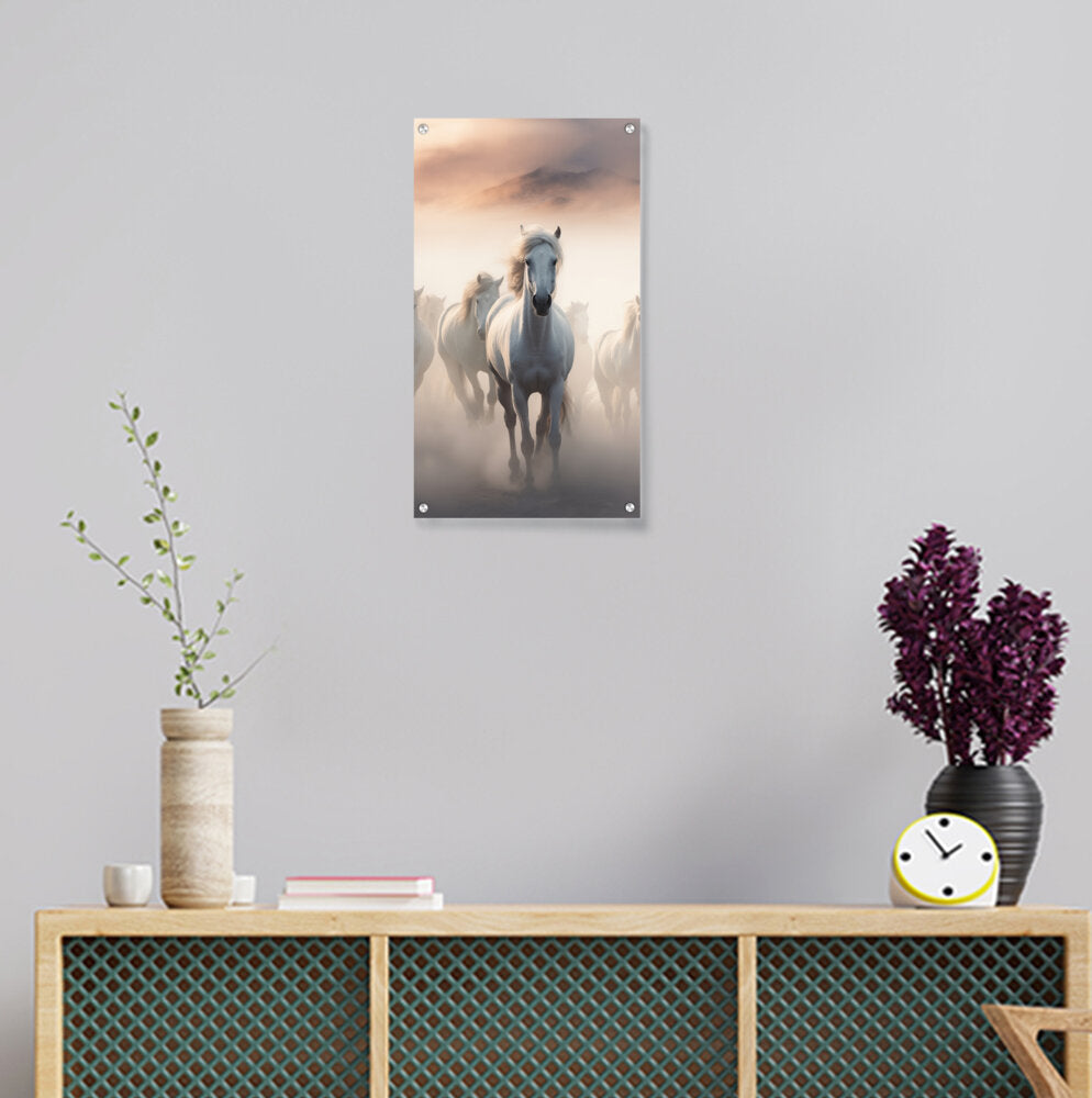 Desi Breed Horses - Acrylic Wall Photo