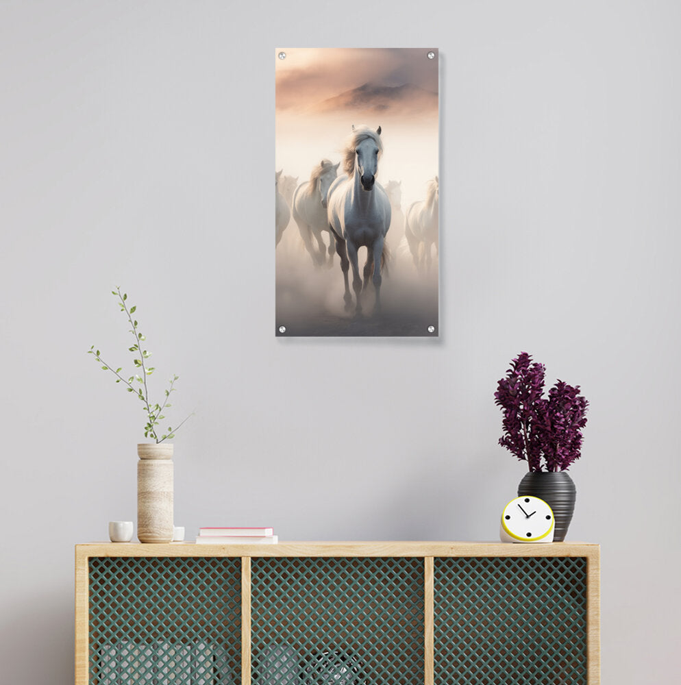 Desi Breed Horses - Acrylic Wall Photo