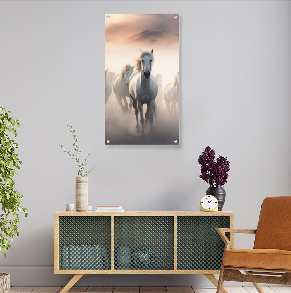 Desi Breed Horses - Acrylic Wall Photo