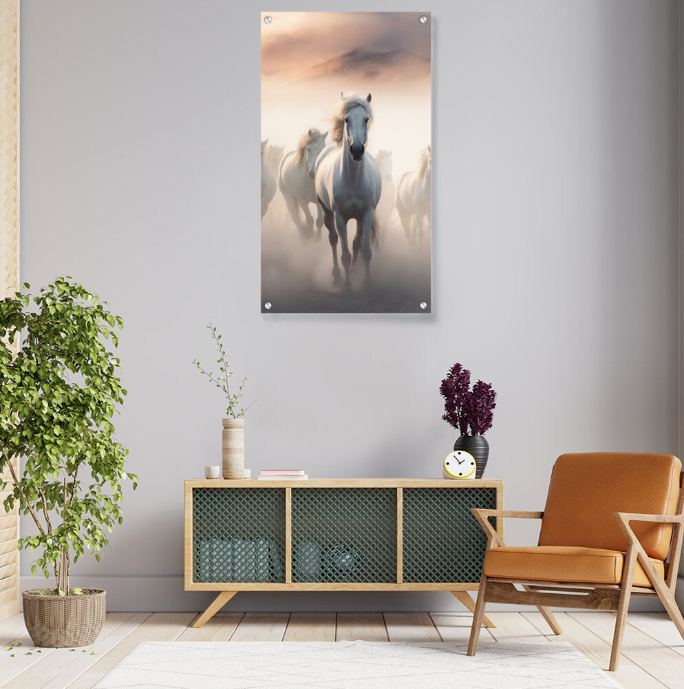 Desi Breed Horses - Acrylic Wall Photo