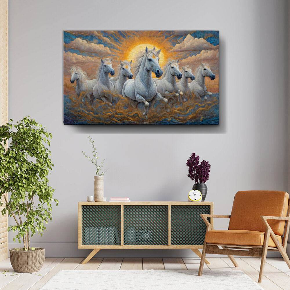 Elegant Horses Running