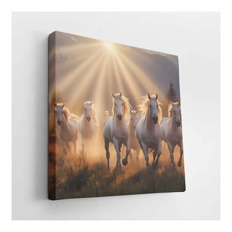 Picasoul - Picasoul Curated - Horses Run Through A Field - Wall Decor