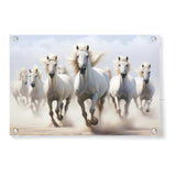 Artist5 - Art - Horses Running In The Water - Acrylic Wall Photo