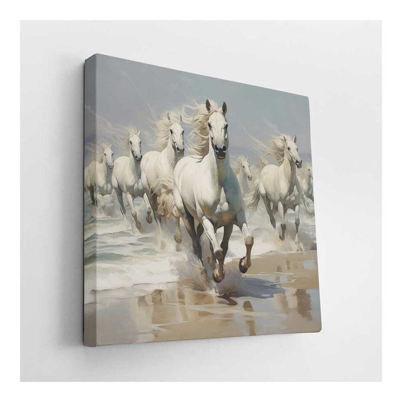 Picasoul - Picasoul Curated - Horses On Beach - Wall Decor