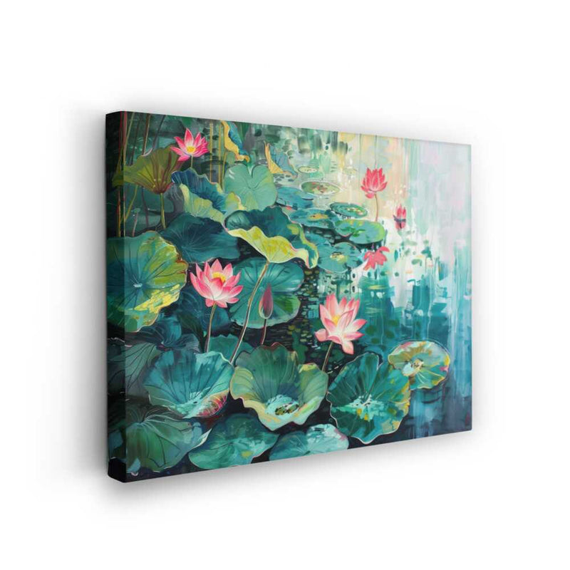 Picasoul - Picasoul Curated - Large Water Lily Pond - Wall Decor