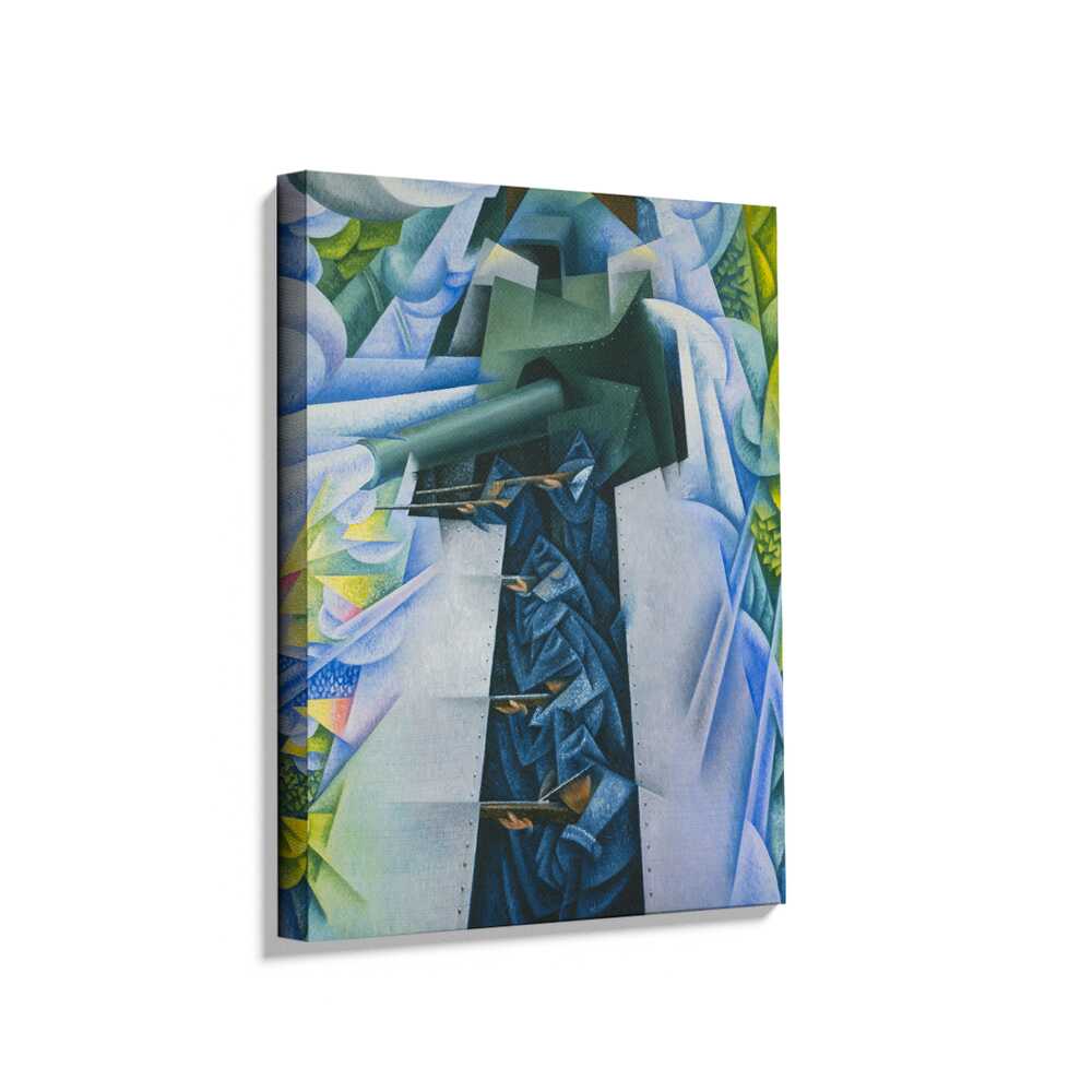 Picasoul - Picasoul Curated - Armored Train In Action - Wall Decor