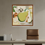 Artist5 - Art - Wasp And Pear - Framed Canvas