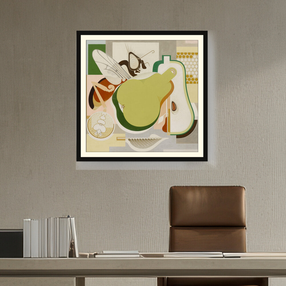 Wasp And Pear - WALL MOUNT FRAME