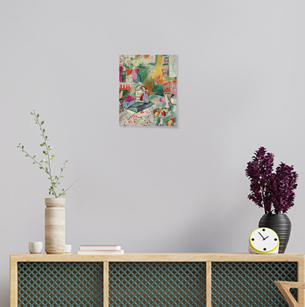 Interior With A Young Girl - Acrylic Wall Photo