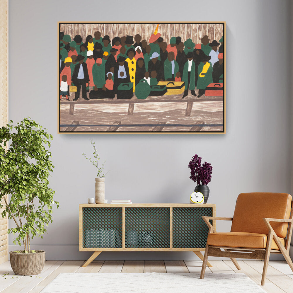 And The Migrants Kept Coming - FLOATING FRAME