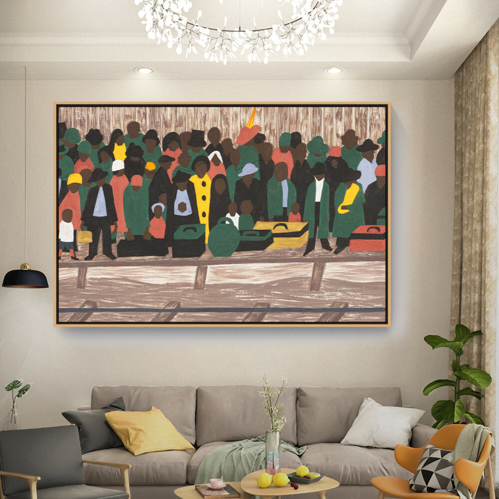 And The Migrants Kept Coming - FLOATING FRAME