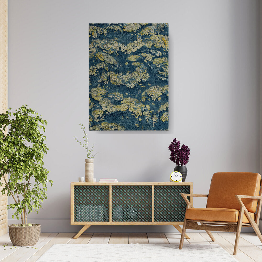 Cloth With Floral Sea Design