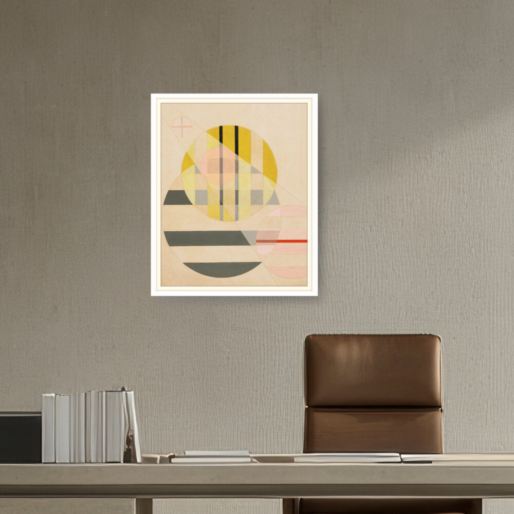 Yellow Circle - WALL MOUNT FRAME