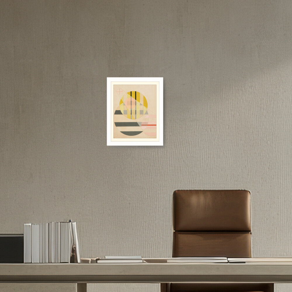 Yellow Circle - WALL MOUNT FRAME