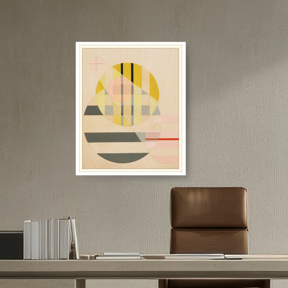 Yellow Circle - WALL MOUNT FRAME