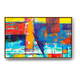 Multicolored Abstract - FLOATING FRAME