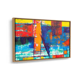 Multicolored Abstract - FLOATING FRAME