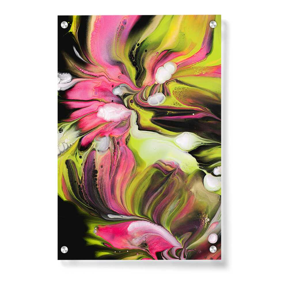 Vibrant World Of Colors - Acrylic Wall Photo