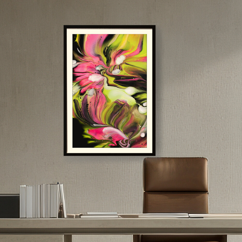 Vibrant World Of Colors - WALL MOUNT FRAME