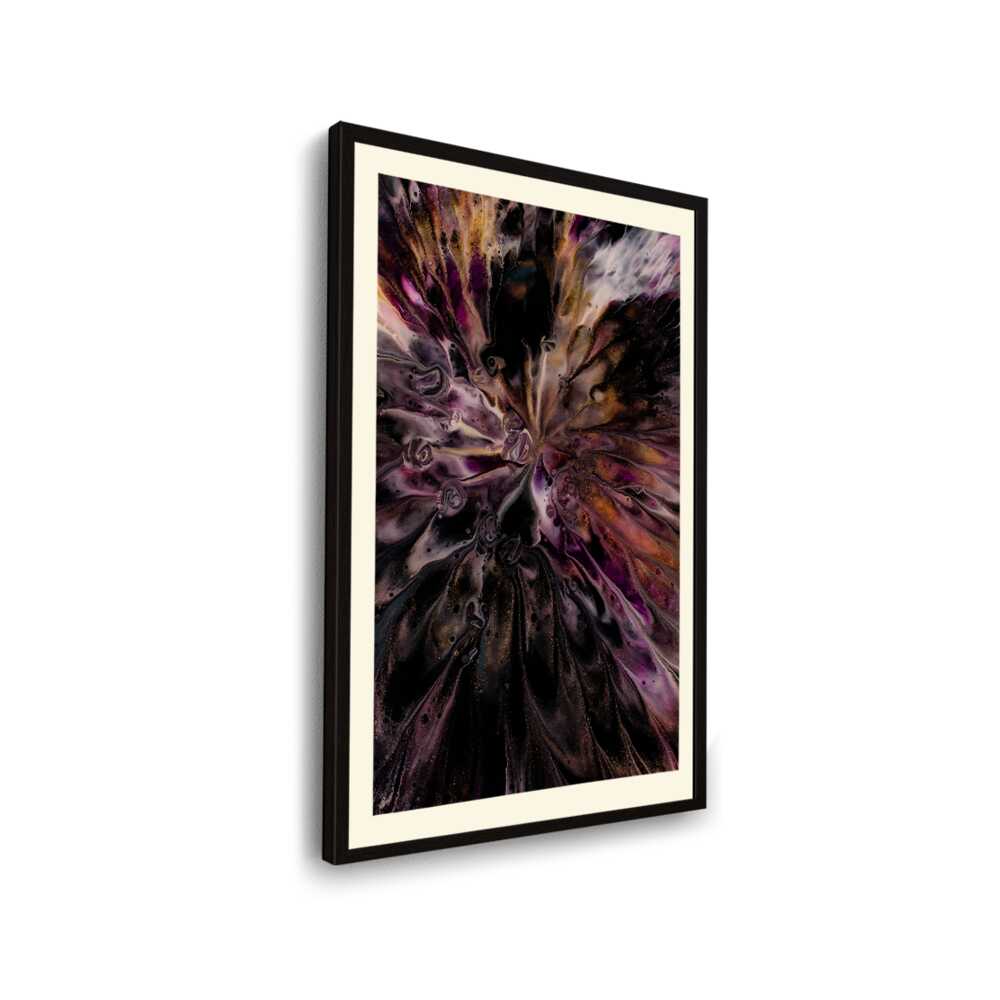 A Floral Artwork. - WALL MOUNT FRAME